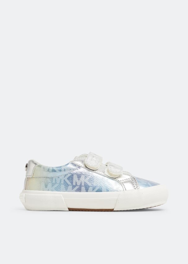 

Кроссовки MICHAEL KORS Baby Izetta foil sneakers, металлик