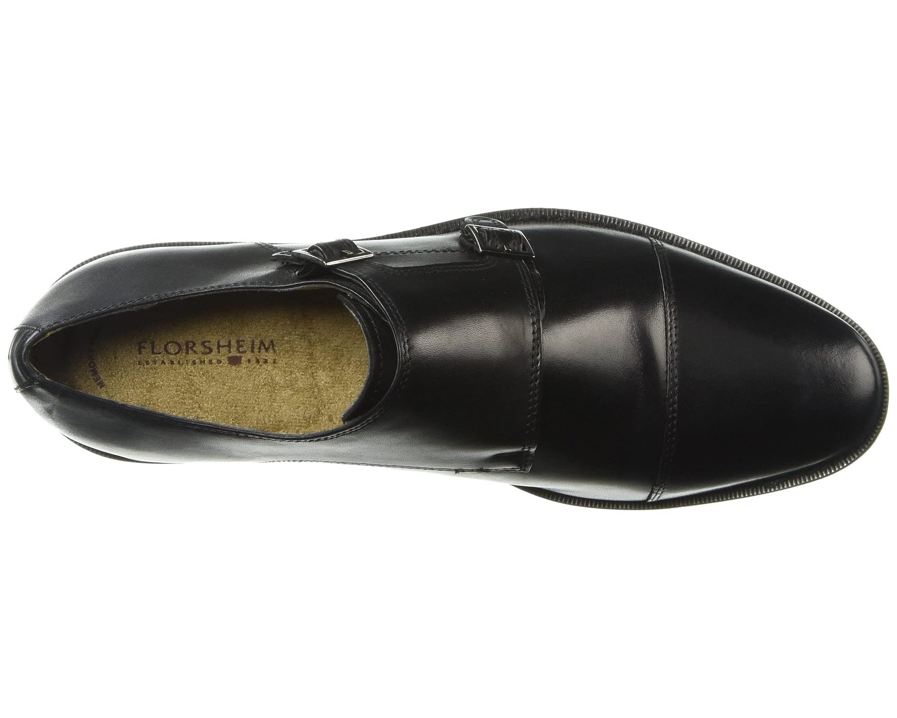 Оксфорды Montinaro Double Monk Strap Florsheim, черный - фото