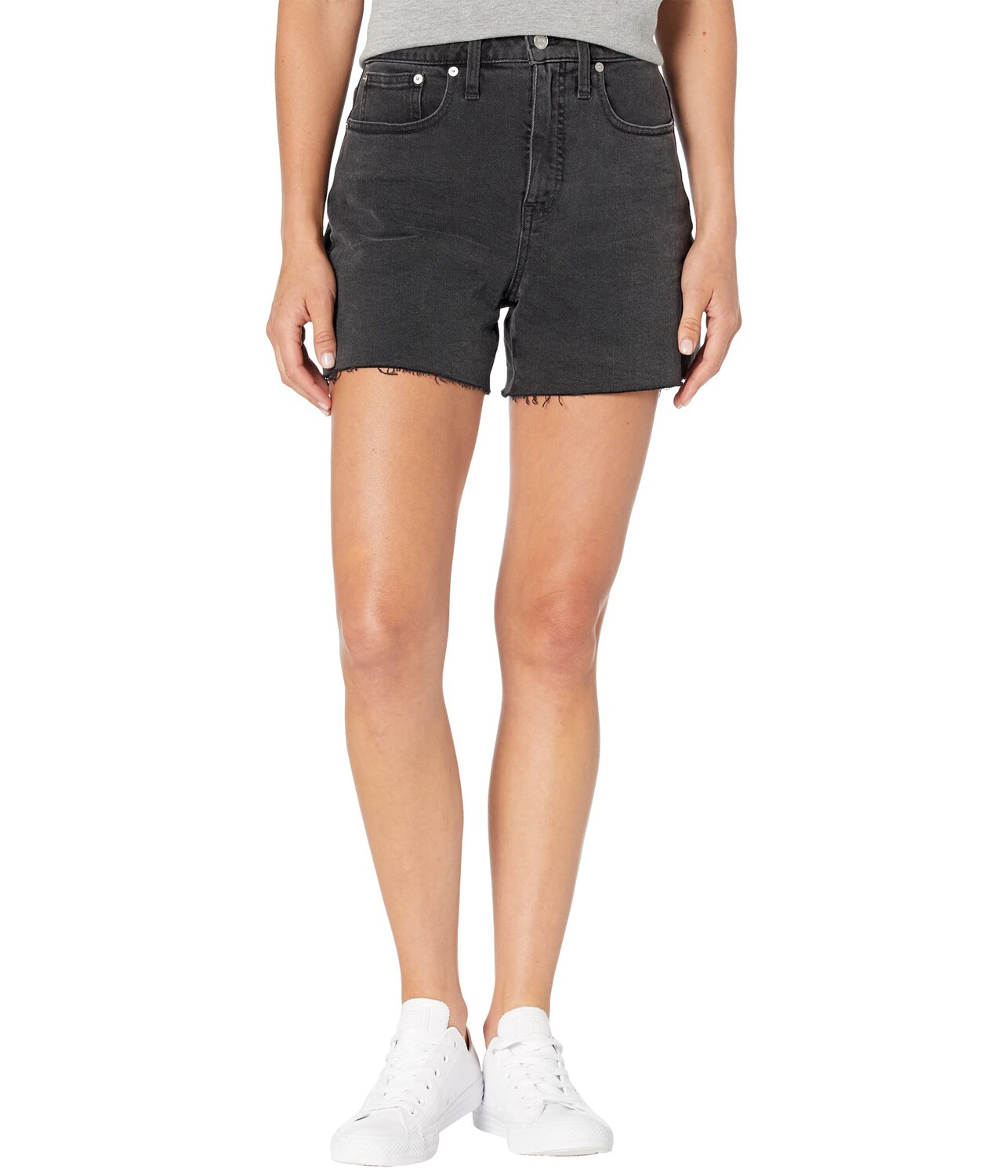 

Шорты Madewell, Curvy High-Rise Denim Shorts in Lunar Wash