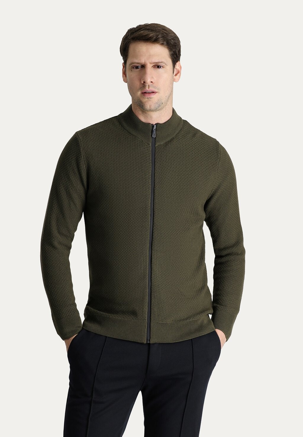 

Кардиган MIT REISSVERSCHLUSS Kigili, цвет medium khaki