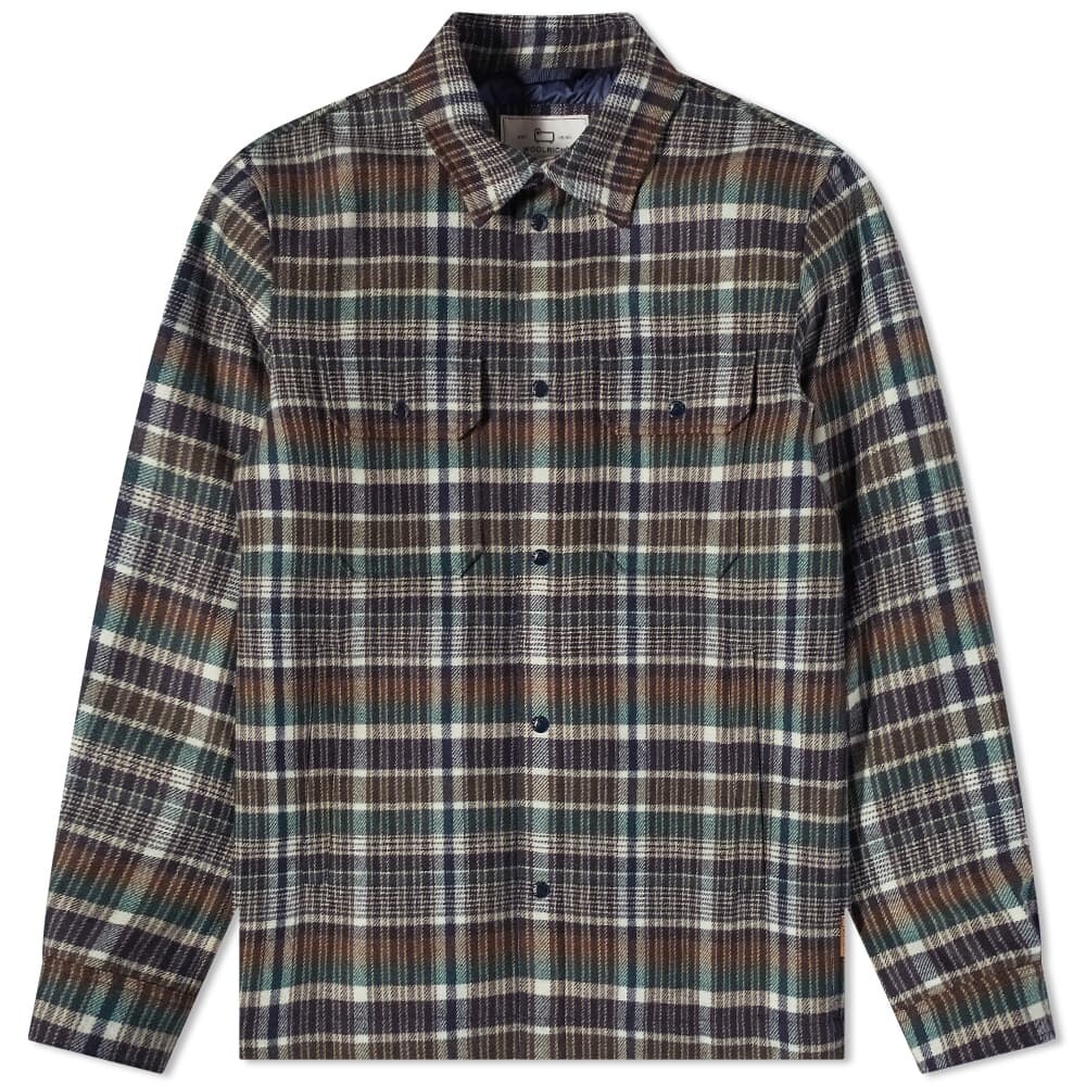 

Верхняя рубашка из шерсти Alaskan в клетку Woolrich, Серый
