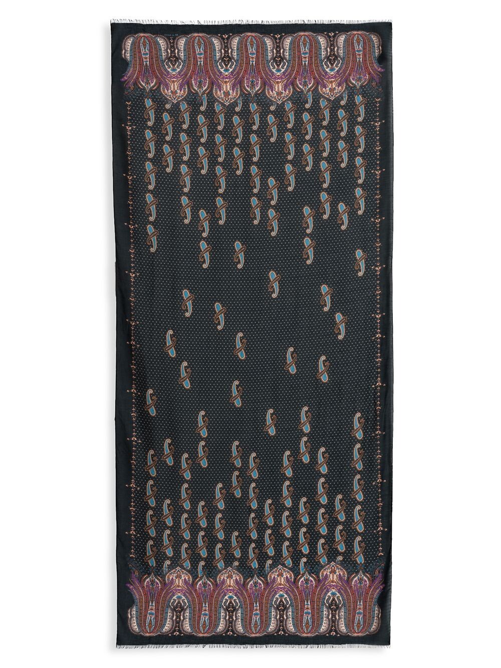 

Пейсли Шарф Etro, синий