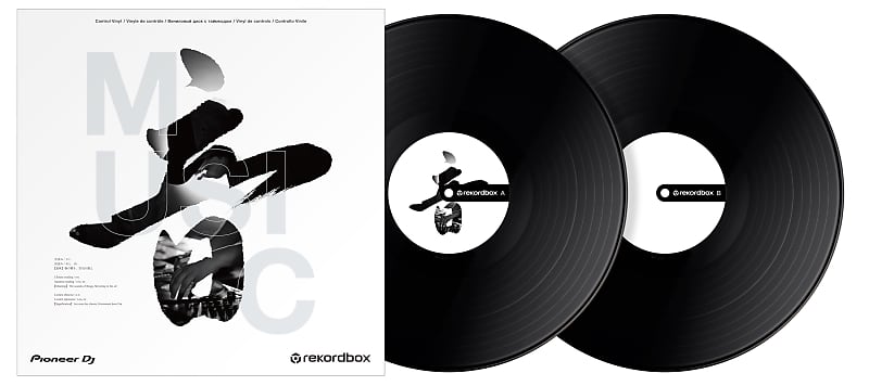 цена Pioneer DJ RB-VD2-K - rekordbox Control Vinyl (набор из 2 шт.) (черный) Pioneer RB-VD2-K