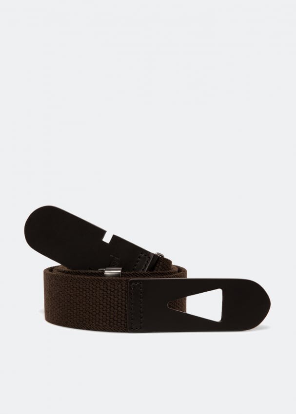 

Ремень TOD'S Greca adjustable belt, коричневый