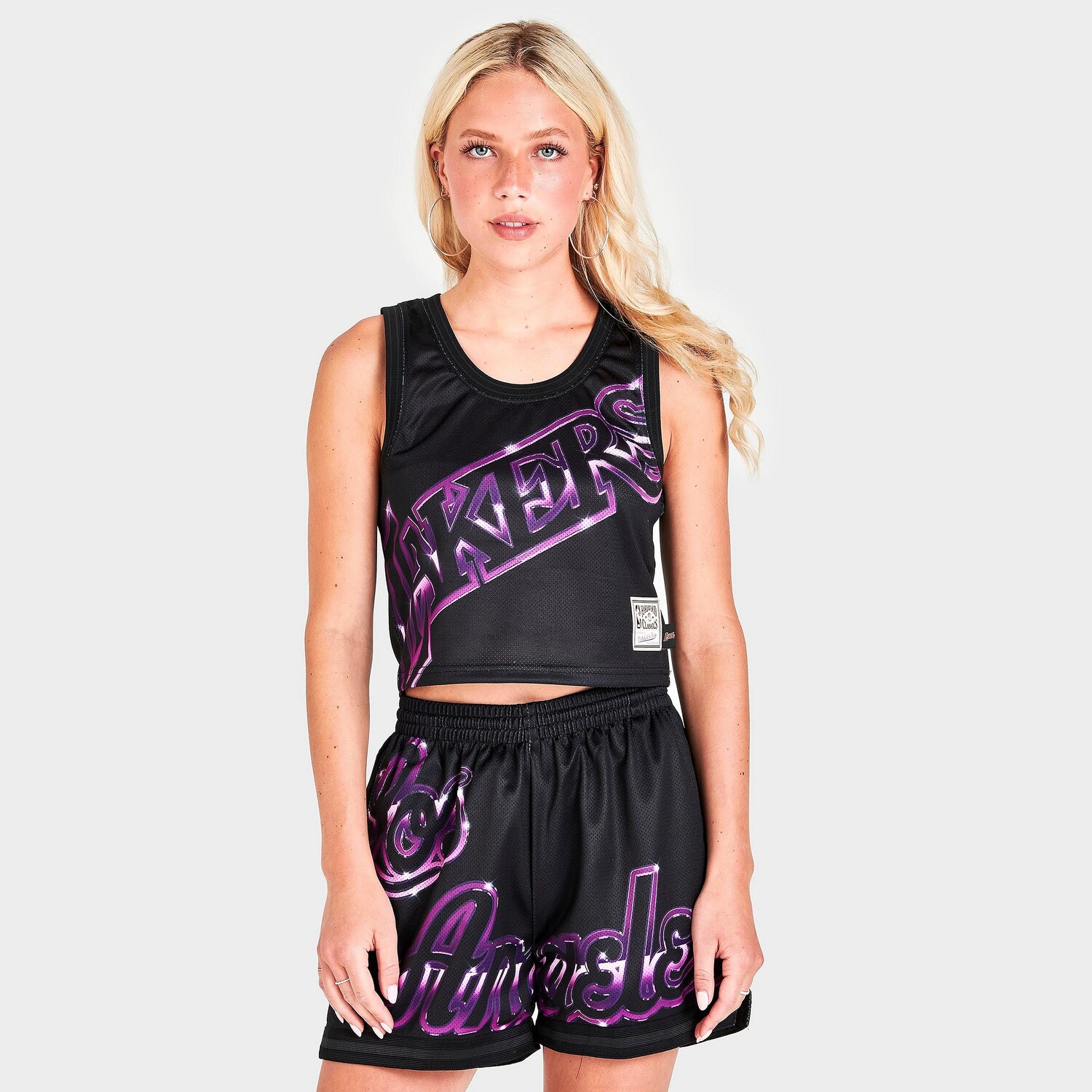 

Женская майка Mitchell & Ness Los Angeles Lakers Big Face 4.0, черный