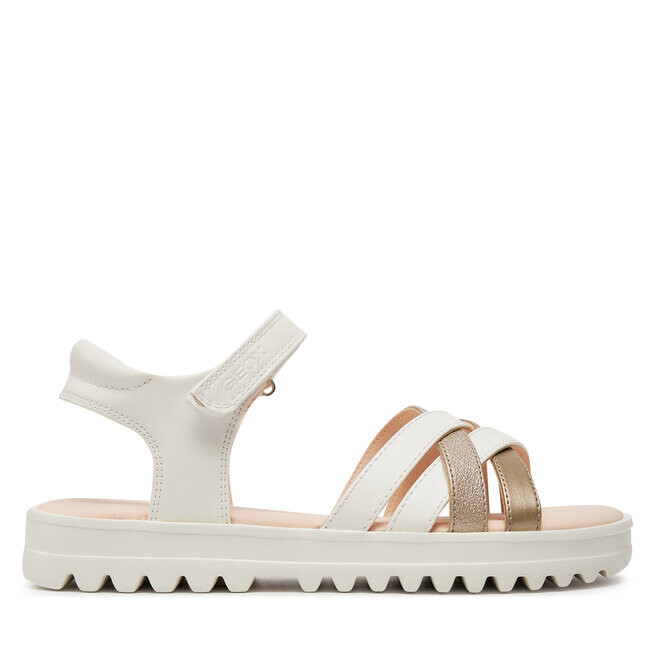 

Сандалии Geox J Sandal Coralie Gir J356EA 054AJ C0588 D White/Platinum, белый