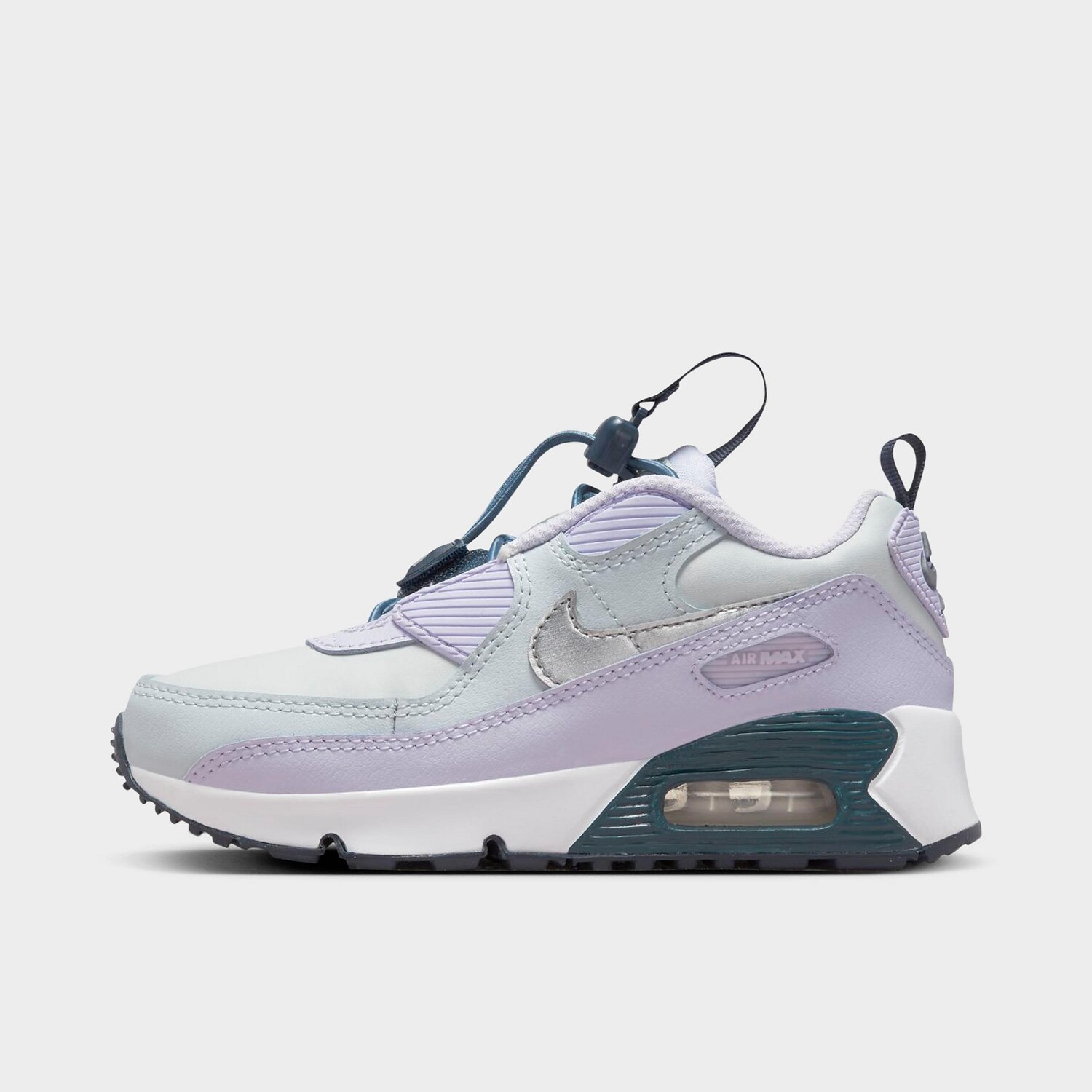 

Повседневная обувь Nike Air Max 90 Toggle для маленьких детей, серый