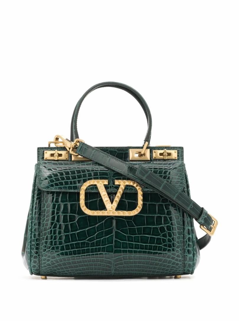 

Сумка на плечо из кожи аллигатора VLogo Valentino