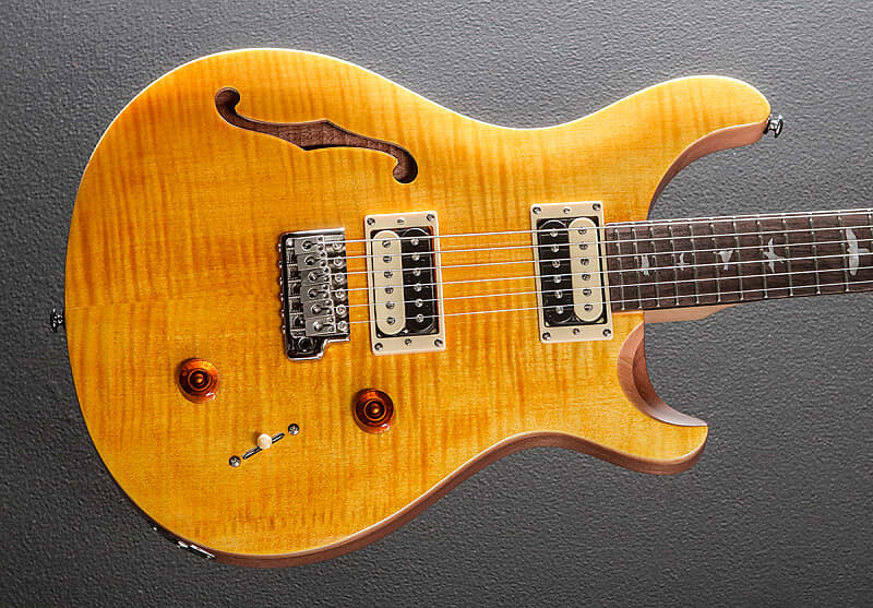 

SE Custom 22 Semi-Hollow - Желтая Сантана PRS