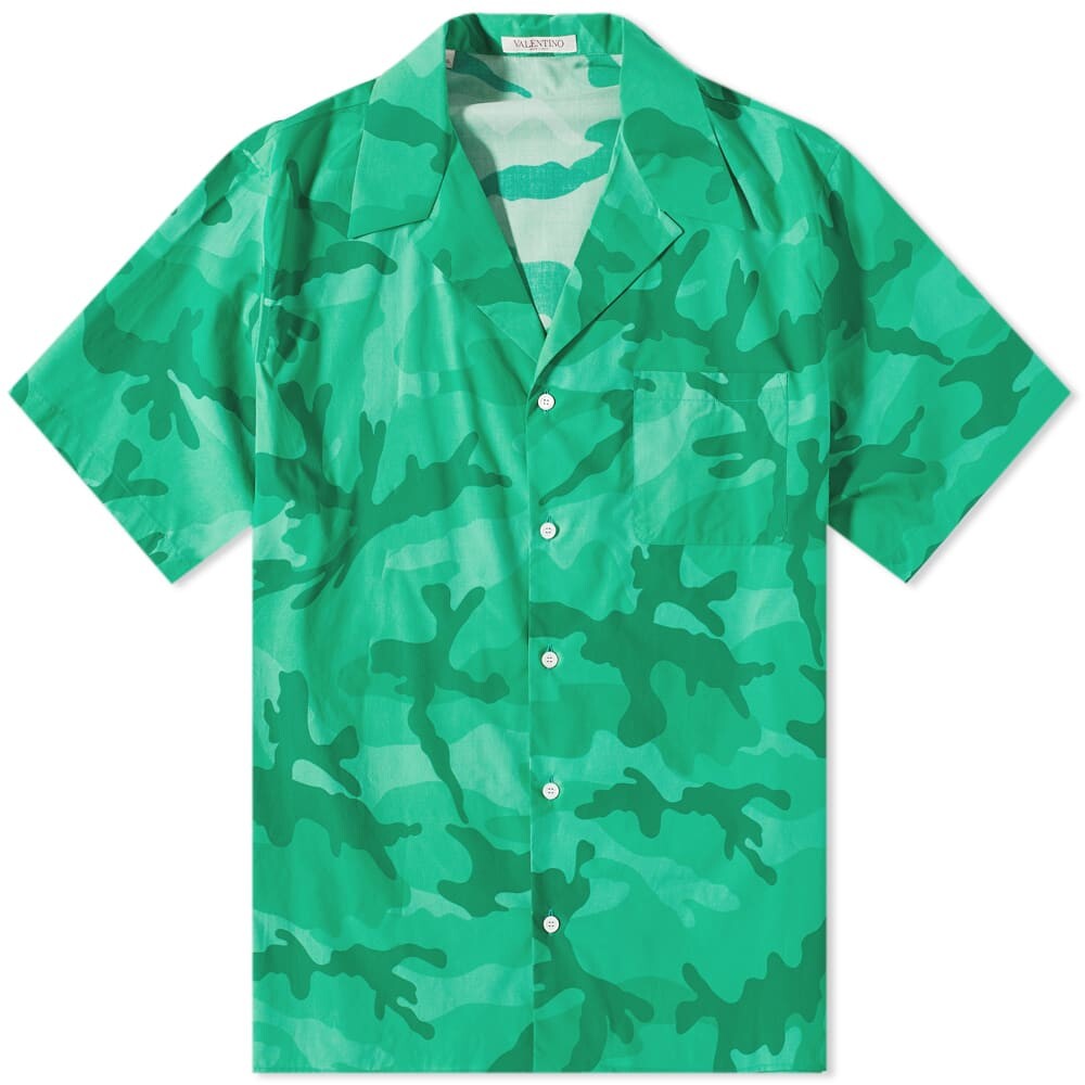 

Рубашка Valentino Camo Print Vacation Shirt