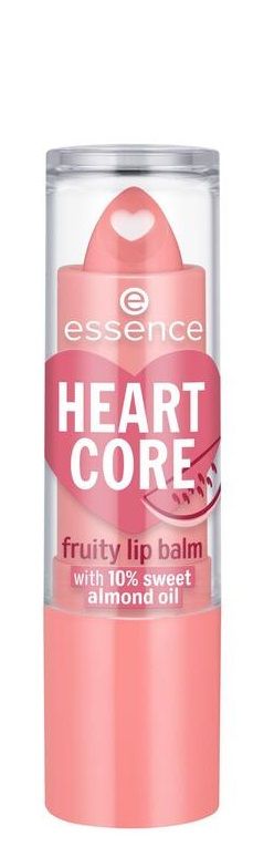 Essence Heart Core Fruity Lip Balm бальзам для губ, 03 Wild Watermelon бальзам для губ heart core fruity lip balm 3г 03 wild watermelon