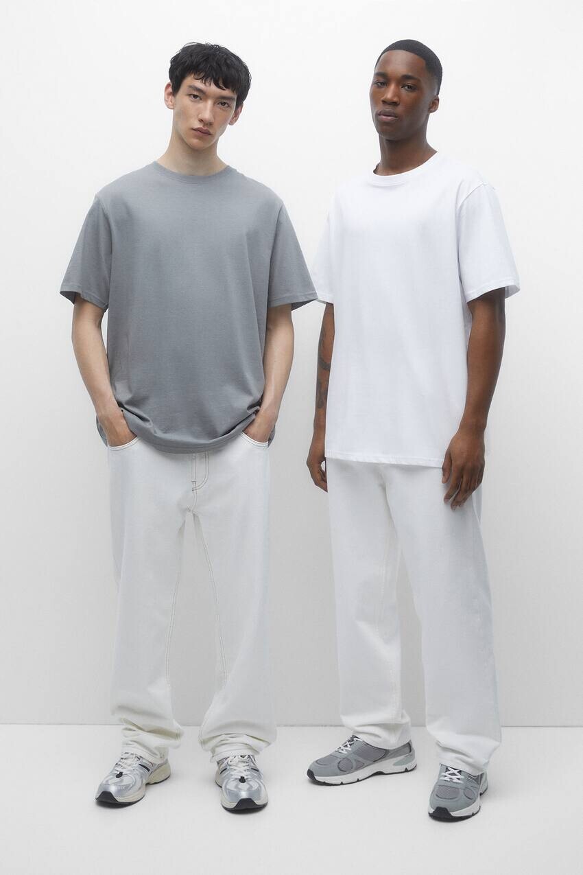 

2 комплекта футболок Pull&Bear, серый