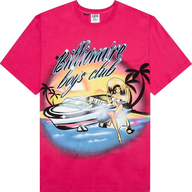 

Футболка Billionaire Boys Club Memories Short-Sleeve Knit 'Raspberry Sorbet', розовый