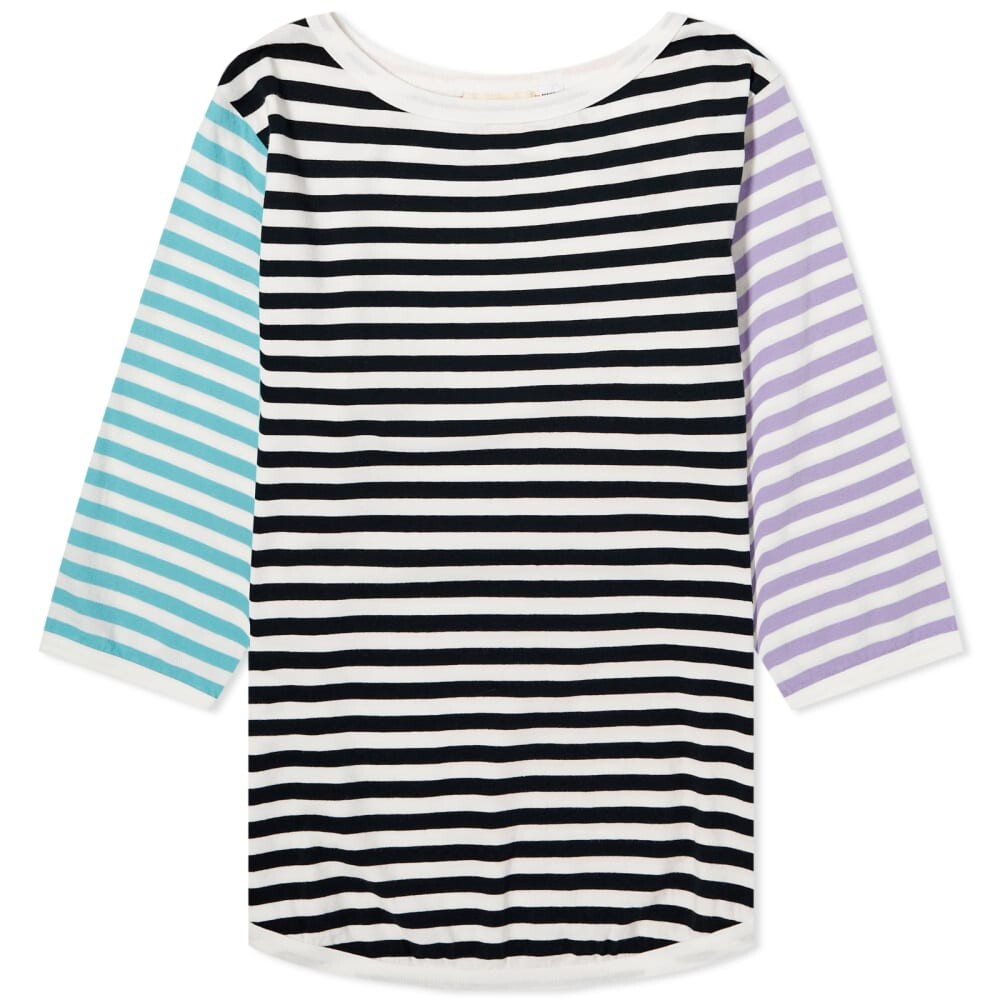 

Футболка Beams Boy 3/4 Sleeve Stripe Tee