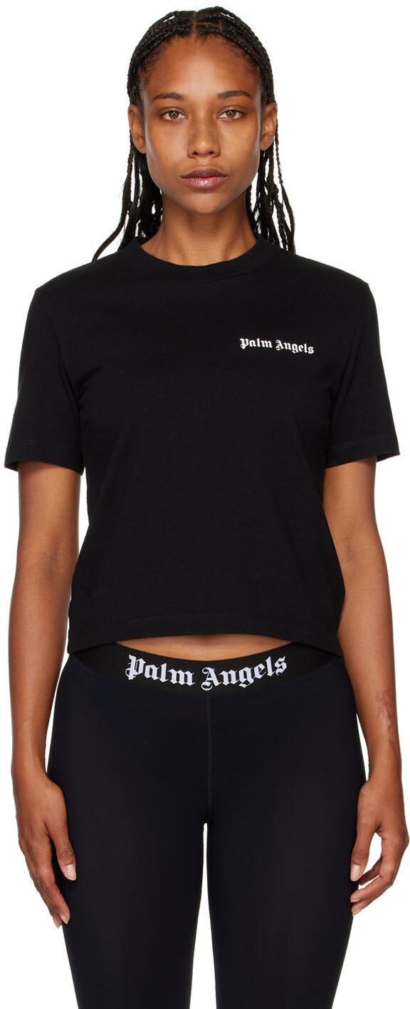 

Черная классическая футболка Palm Angels