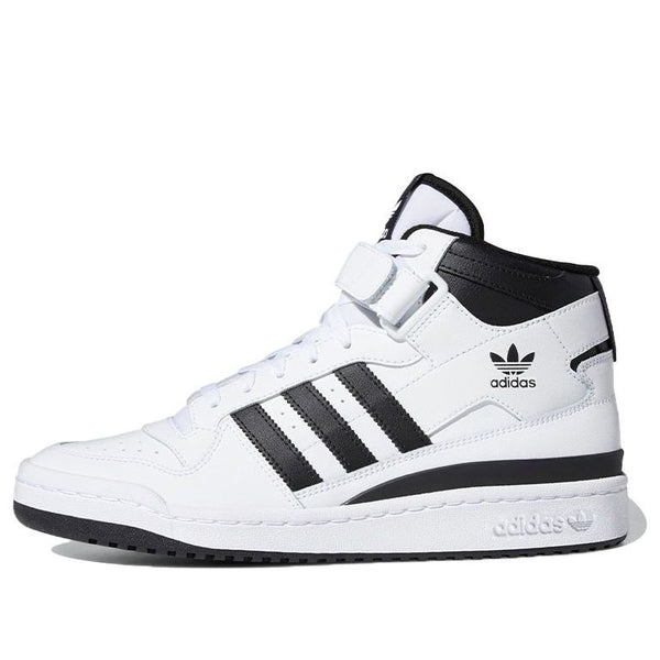 Кроссовки Adidas Forum Mid 'White Black', Белый кроссовки adidas originals forum mid unisex footwear white core black