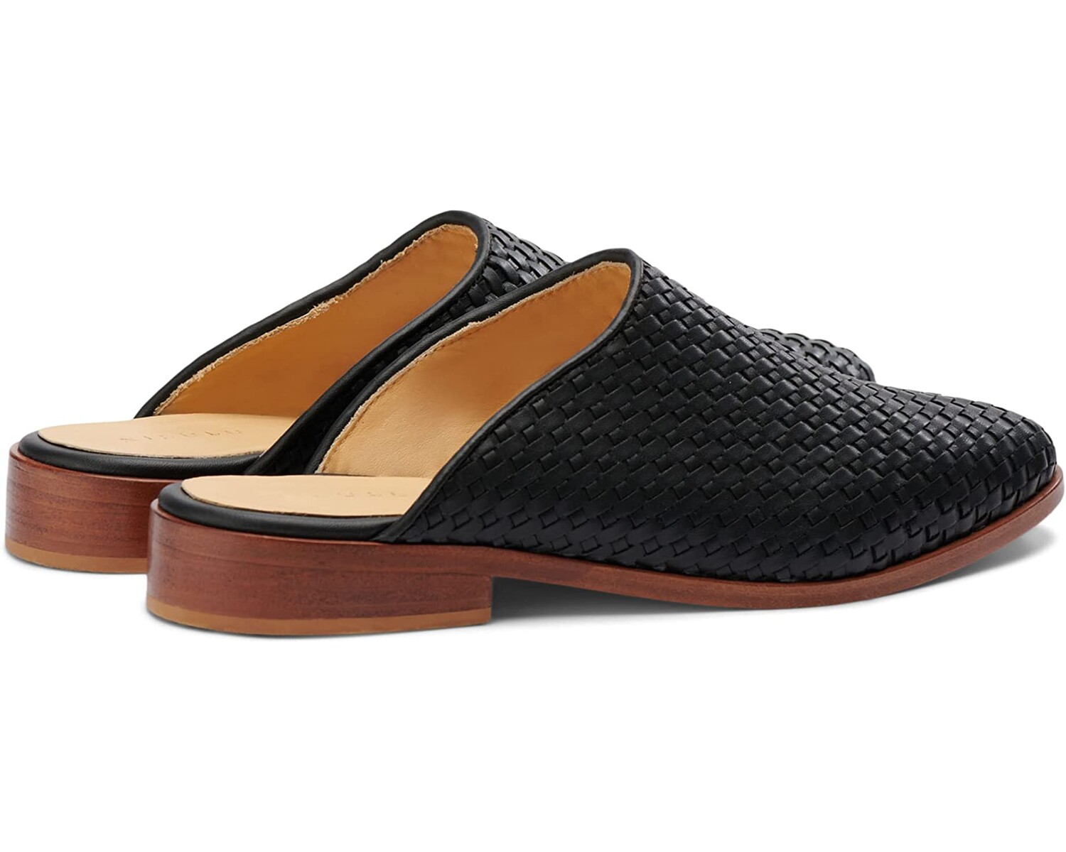 

Лоферы Ama Woven Mule Nisolo, черный