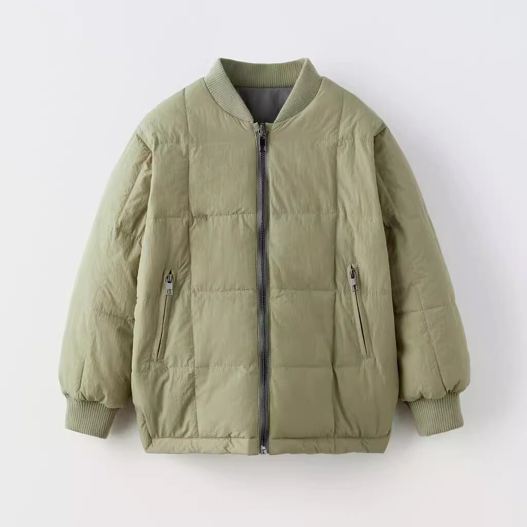 

Куртка Zara Reversible Cotton, светло-зеленый
