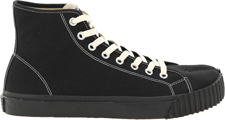 

Кроссовки Maison Margiela Wmns Tabi Canvas High Black, черный