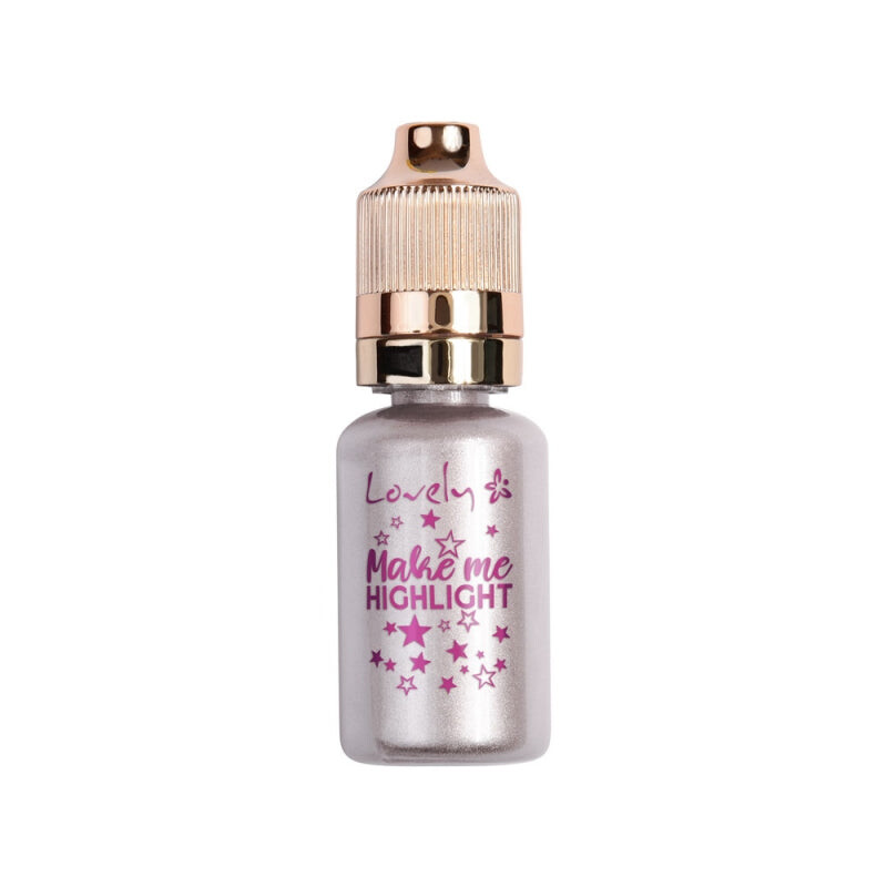

Lovely Жидкий хайлайтер для лица Make Me Highlight 01 Silver 17мл