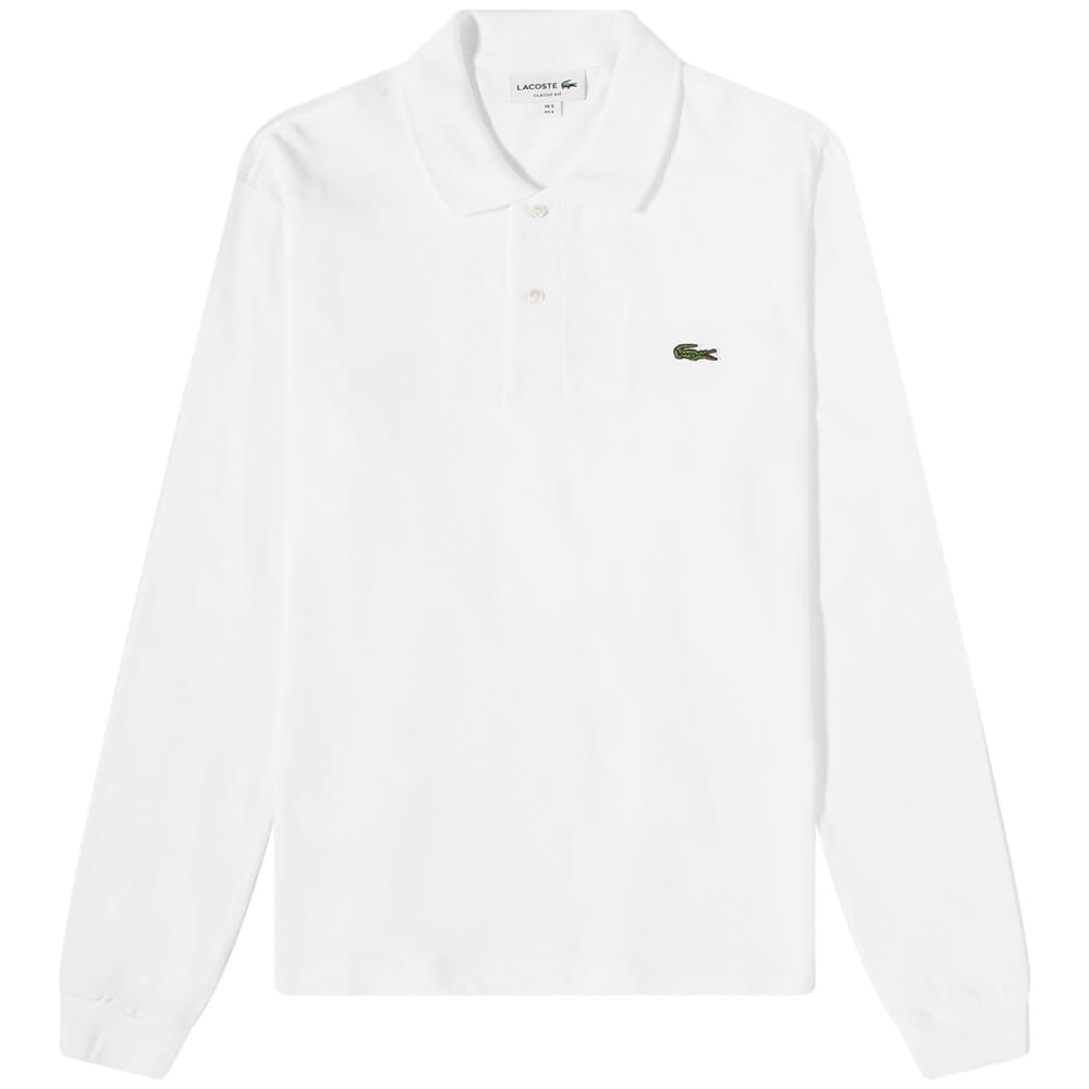 

Футболка Lacoste Long Sleeve Classic Polo, Белый