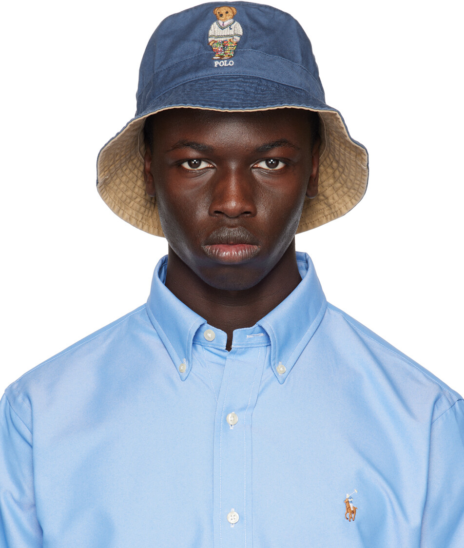 

Синяя панама-поло с медведем Polo Ralph Lauren