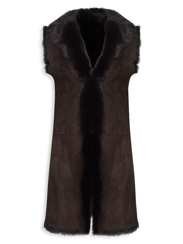 

Жилет из овчины made for generations WOLFIE FURS Black