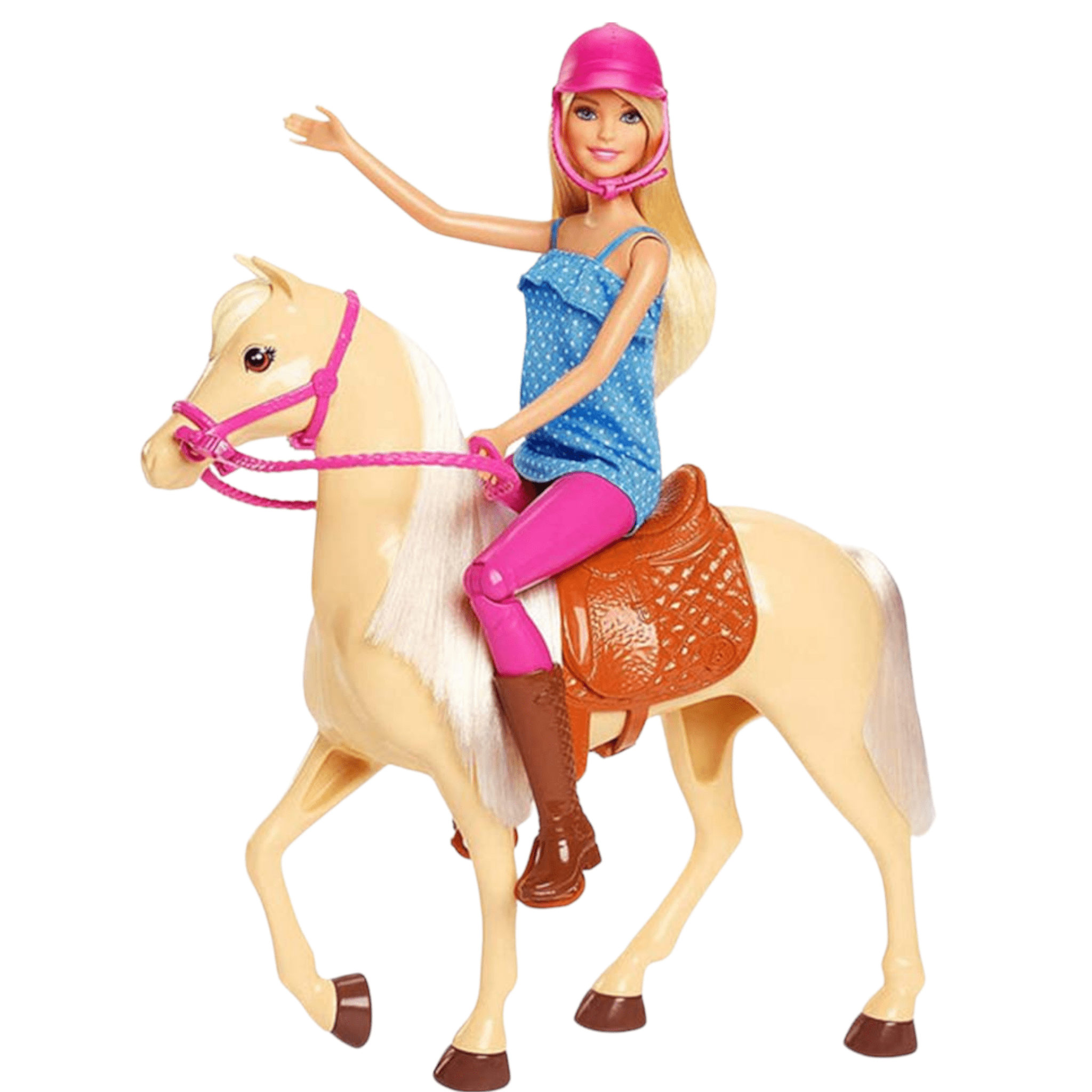 Кукла Barbie Pets Doll & Horse unicorn leashing angel horse doll children