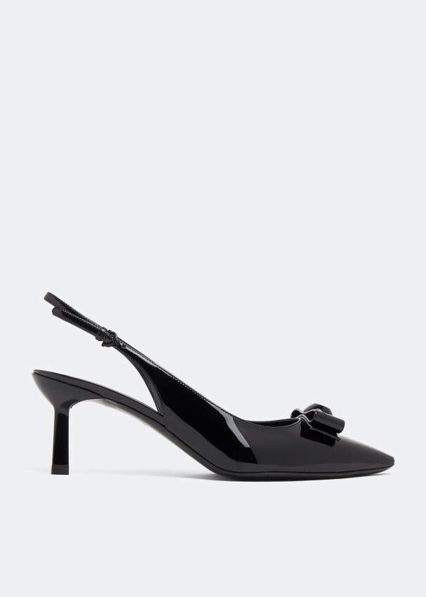 

Туфли FERRAGAMO Vara Bowl slingback pumps, черный
