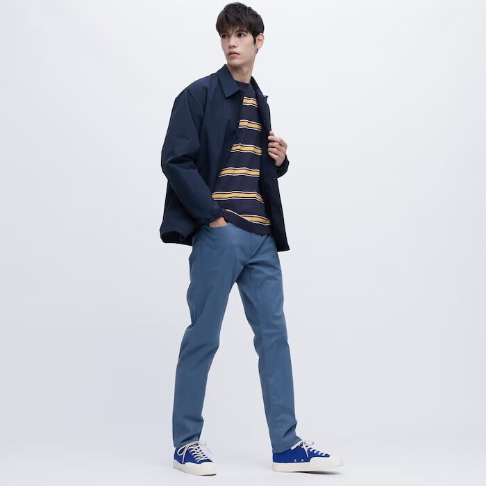 

Мужские джинсы Uniqlo Ultra Stretch Skinny Fit Colour, синий