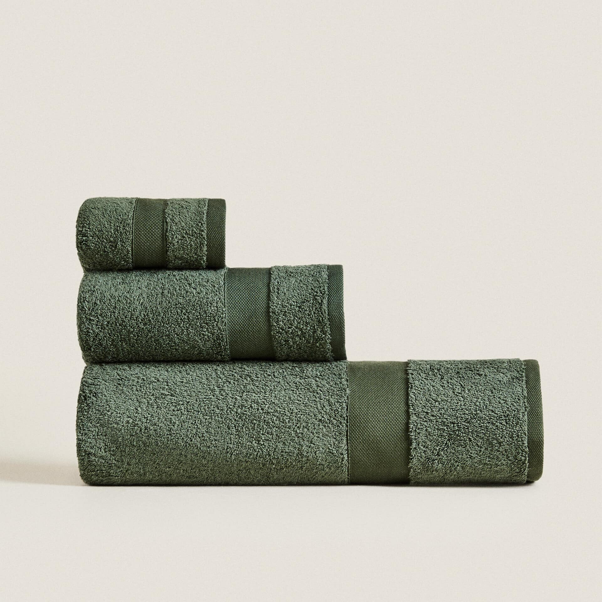 цена Полотенце Zara Home High Quality Cotton, зеленый