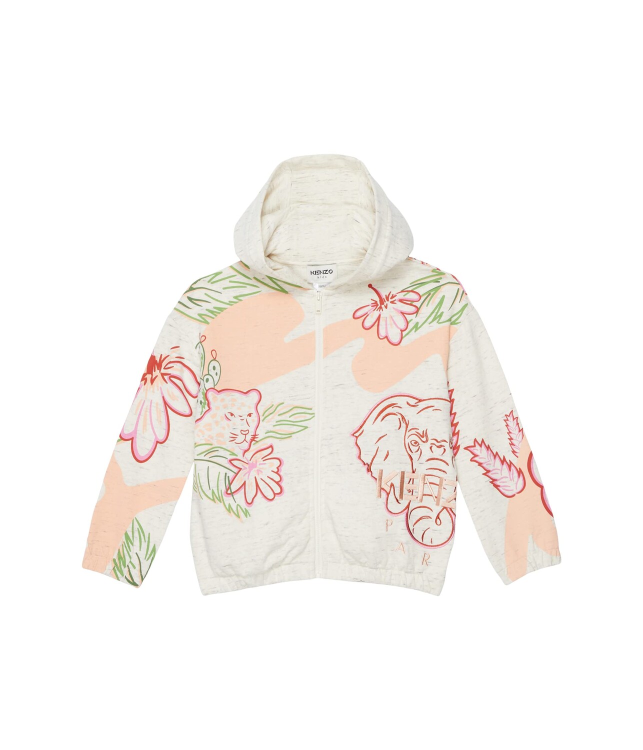 

Худи Kenzo Kids, Printed Zip-Up Hoodie