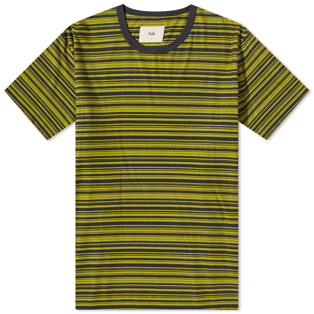 

Футболка Folk Hazy Stripe Tee, Белый