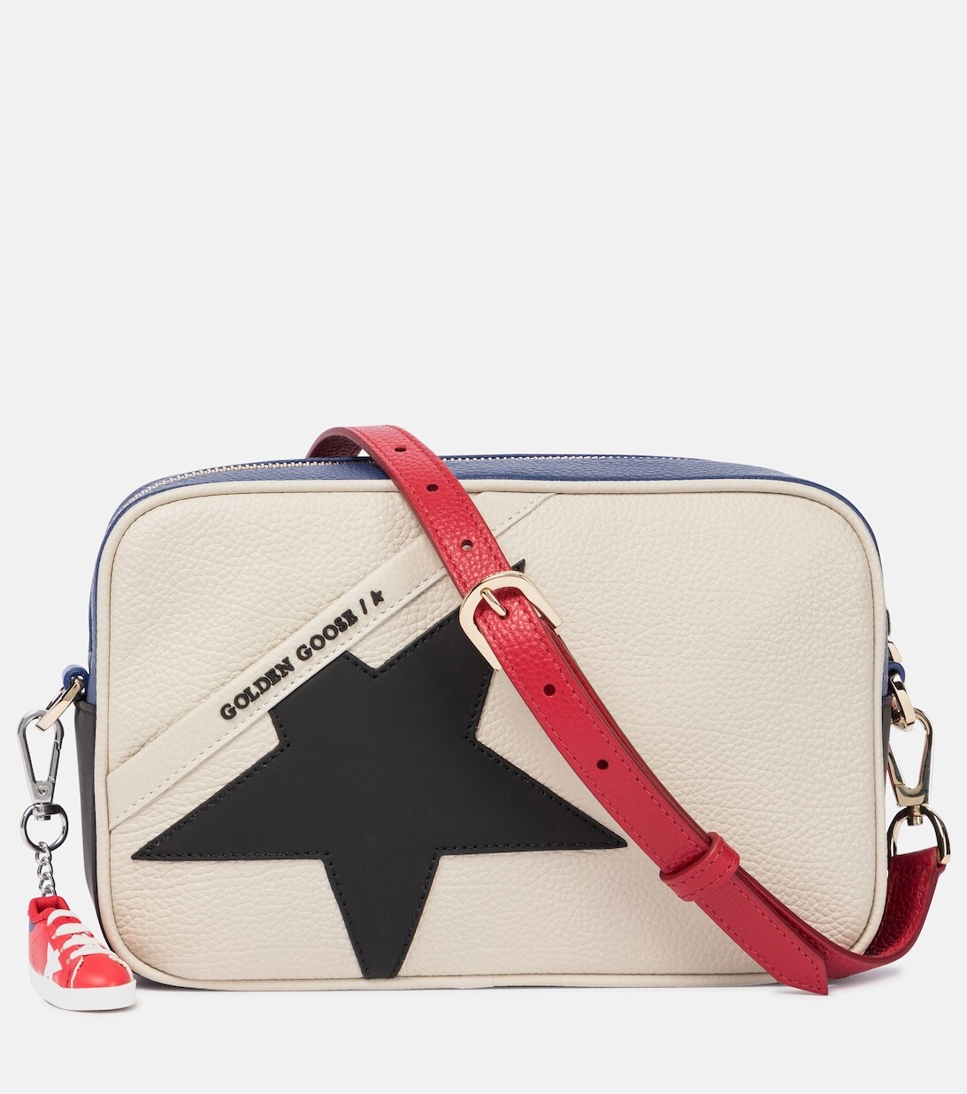 

Сумка через плечо Star из кожи Golden Goose, белый