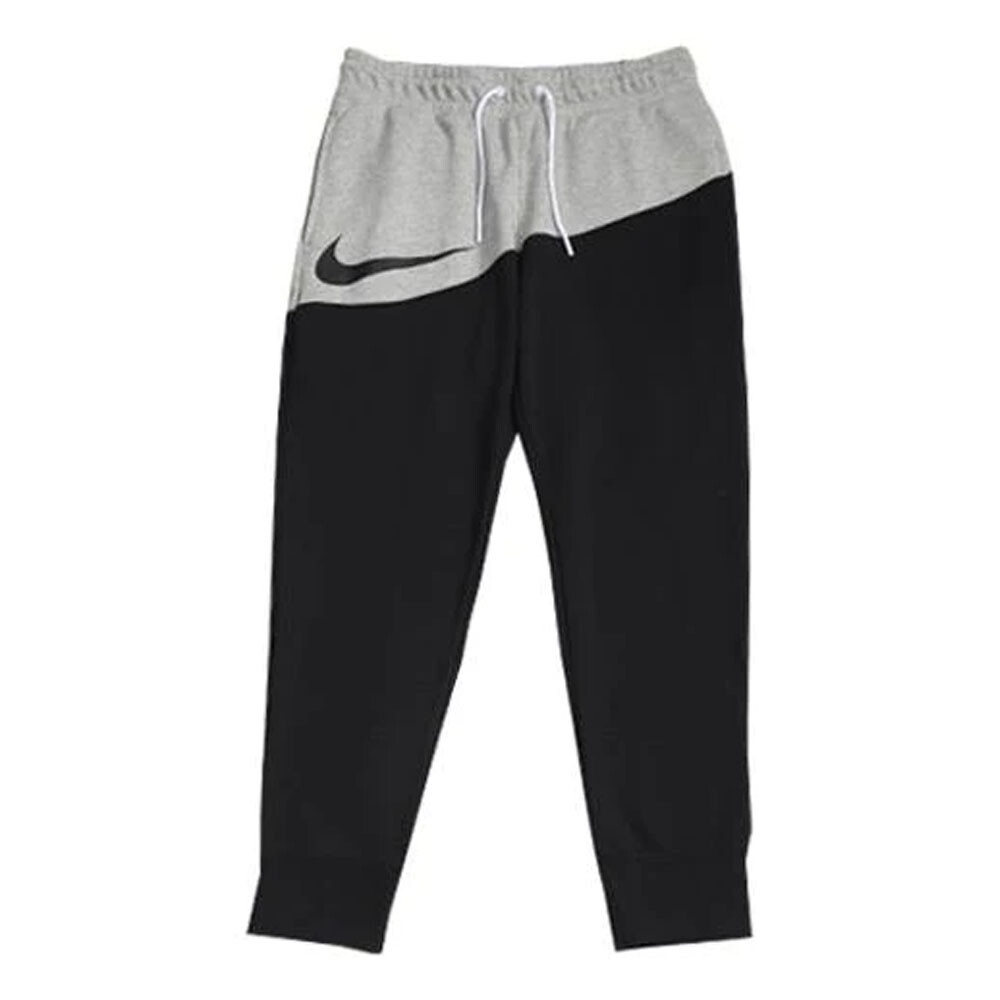 

Спортивные брюки Nike Large Logo Splicing Knit Casual, серый/черный