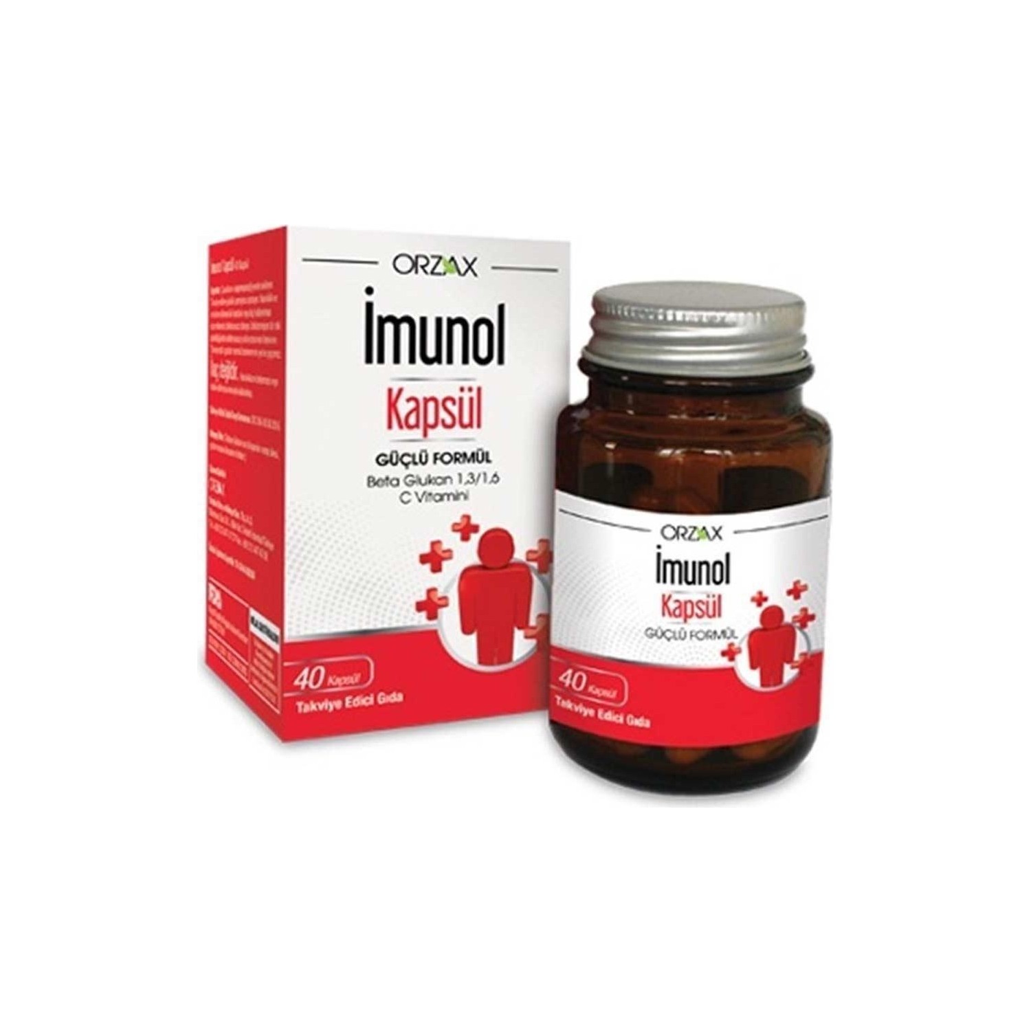 цена Пищевая добавка Orzax Imunol Beta Glucan, 40 капсул