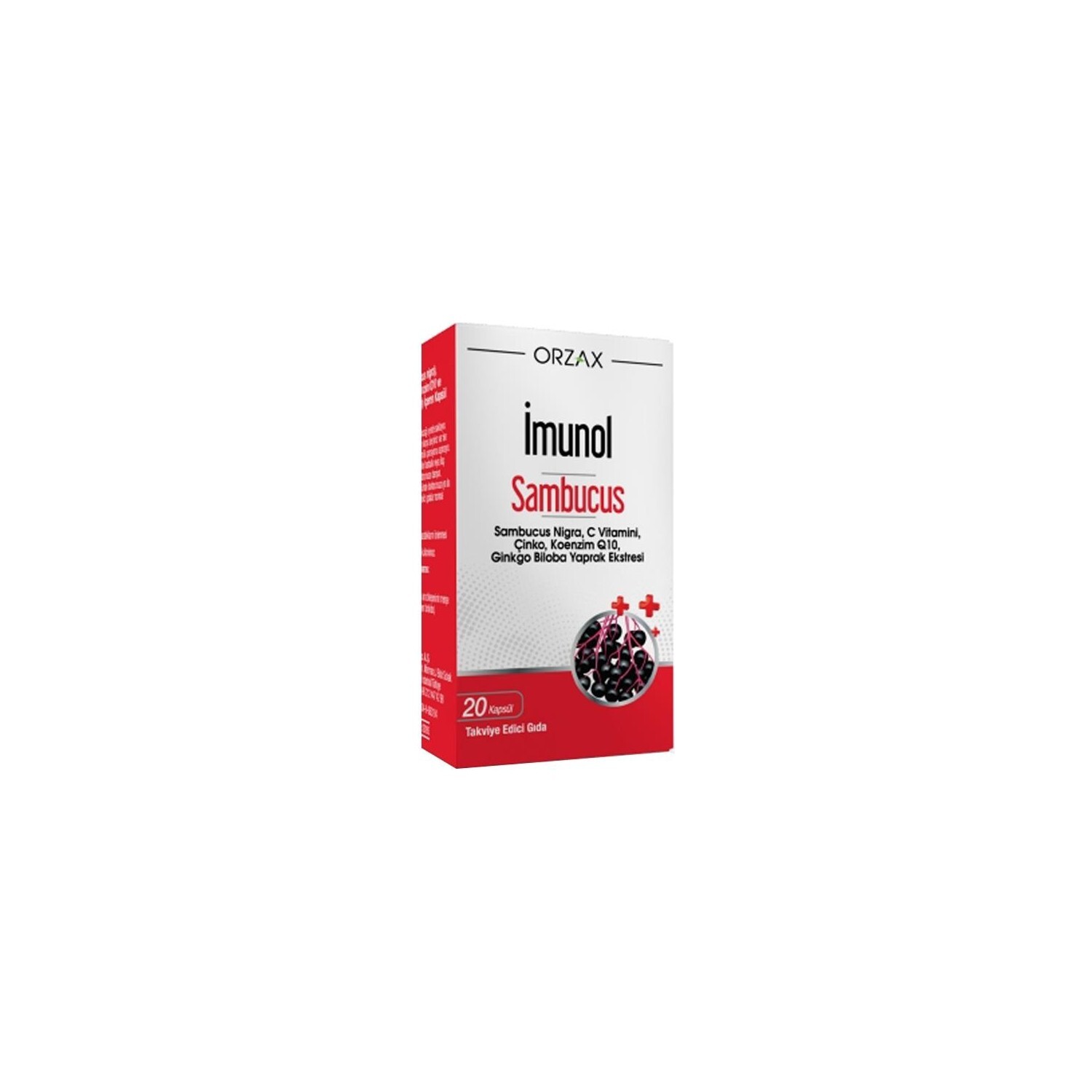 

Пищевая добавка Orzax Ocean Imunol Sambucus, 20 капсул