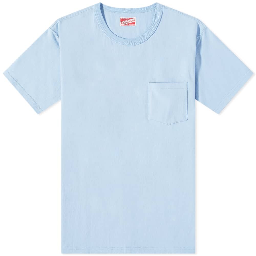 

Футболка The Real McCoys Joe McCoy Pocket Tee, Синий