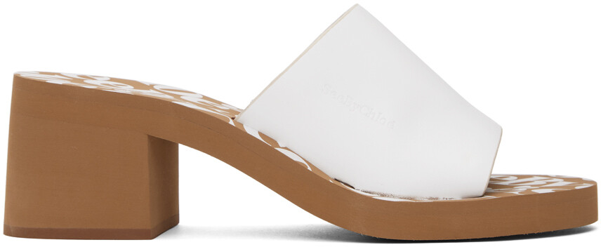 

Белые сандалии Essie See by Chloé