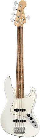 

Fender Player Jazz Bass V Pau Ferro Polar White