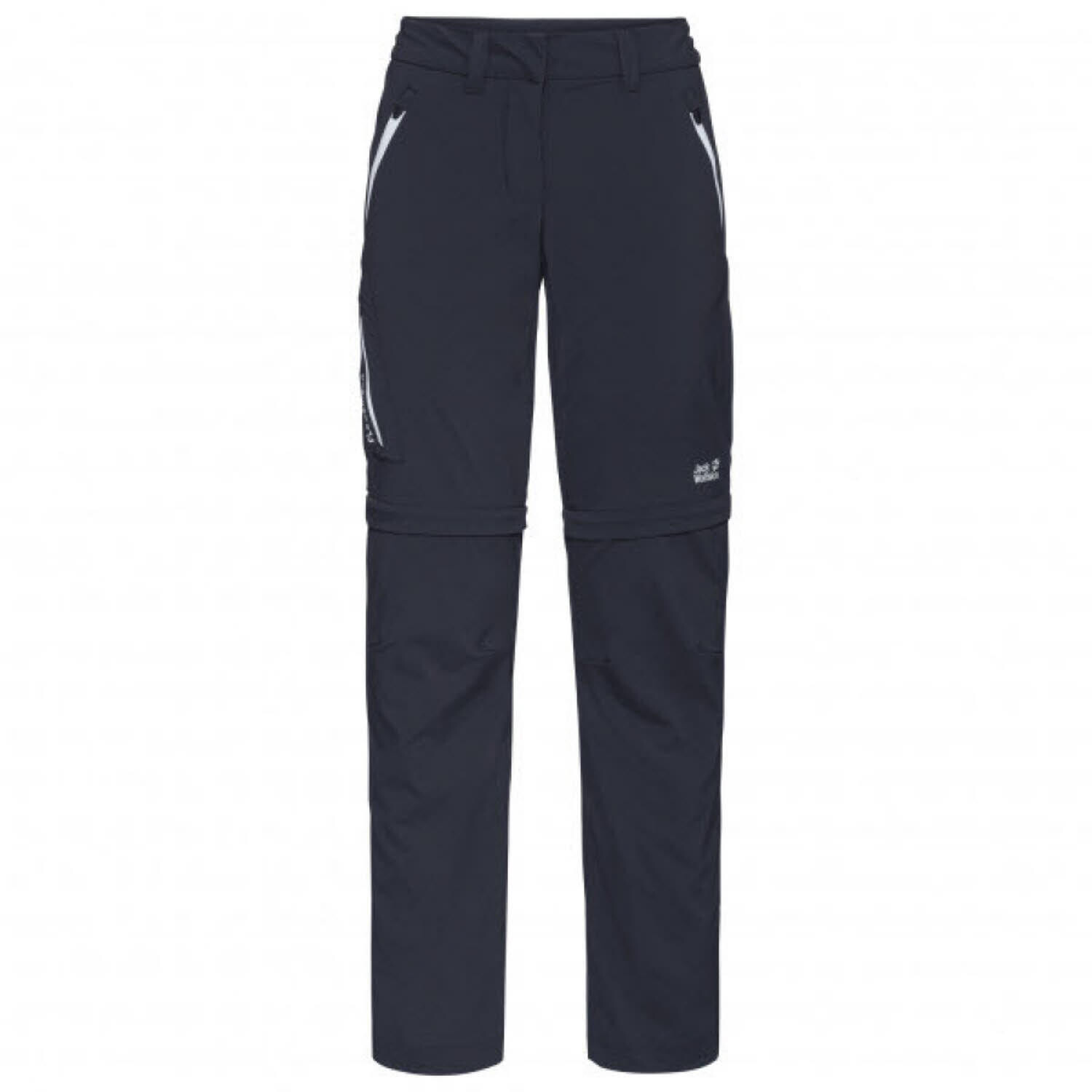 

Брюки для активного отдыха Jack Wolfskin Overland Zip Away, серый