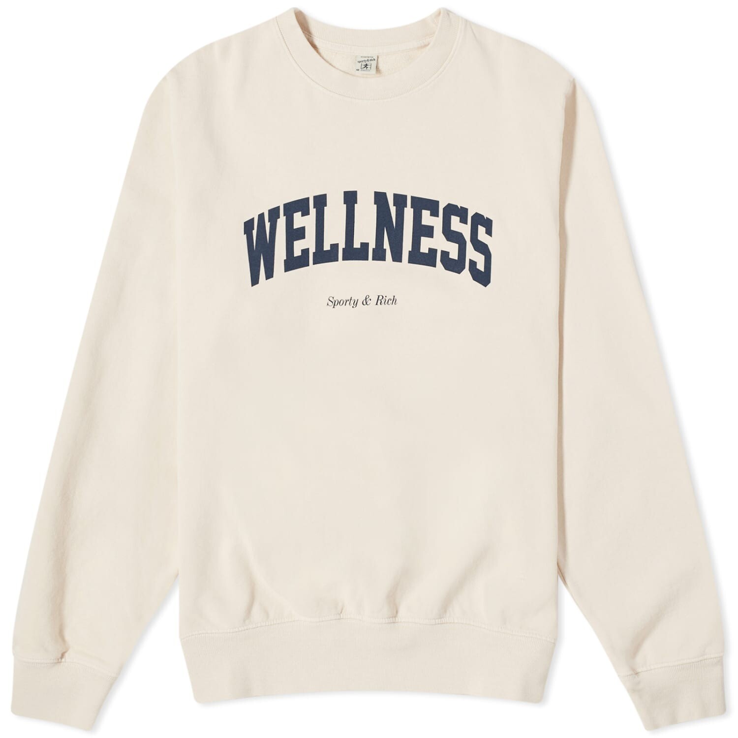 

Свитшот Sporty & Rich Wellness Ivy Crew, кремовый, Бежевый