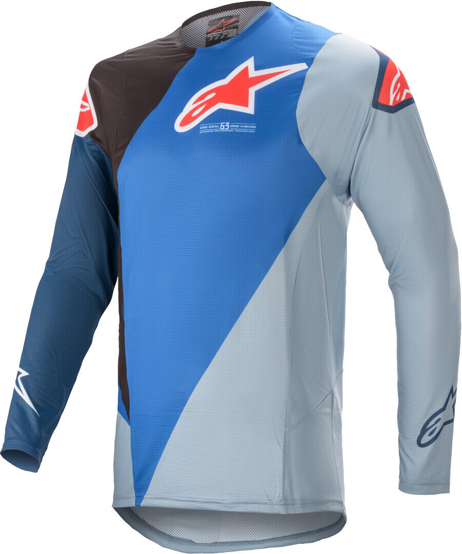 

Джерси Alpinestars Supertech Blaze, синий/светло-синий
