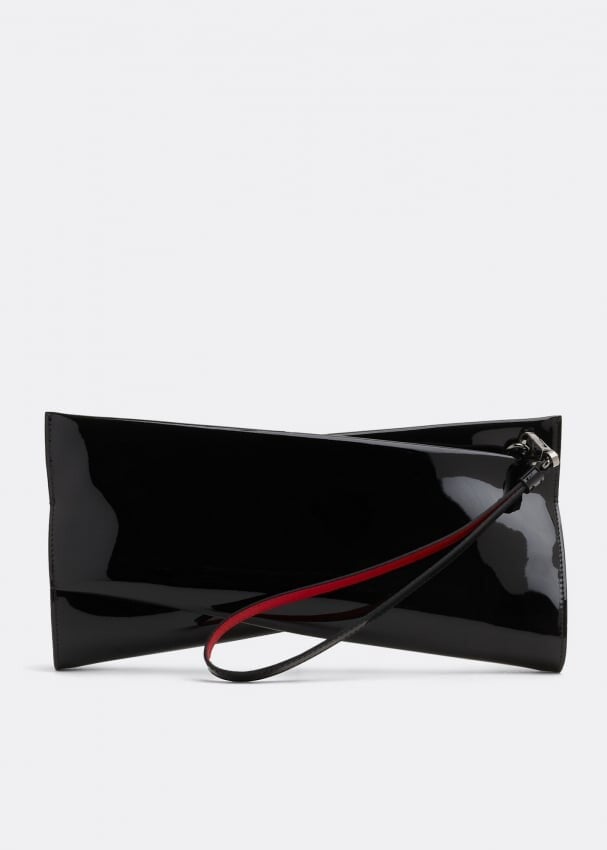 

Клатч CHRISTIAN LOUBOUTIN Loubitwist clutch, черный