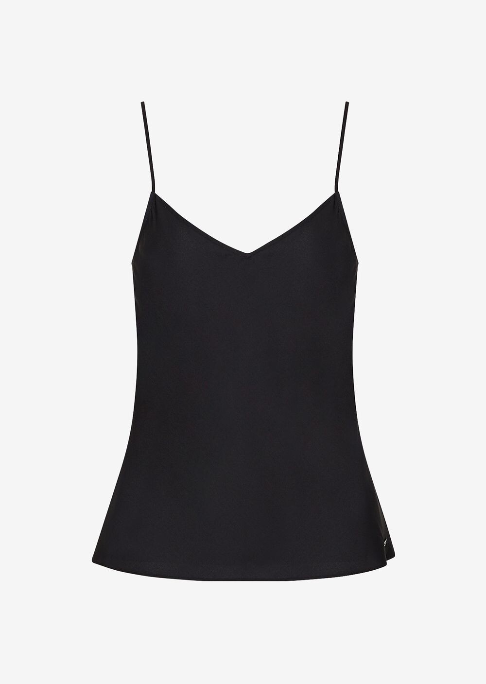 

Атласная майка Armani Exchange, черный