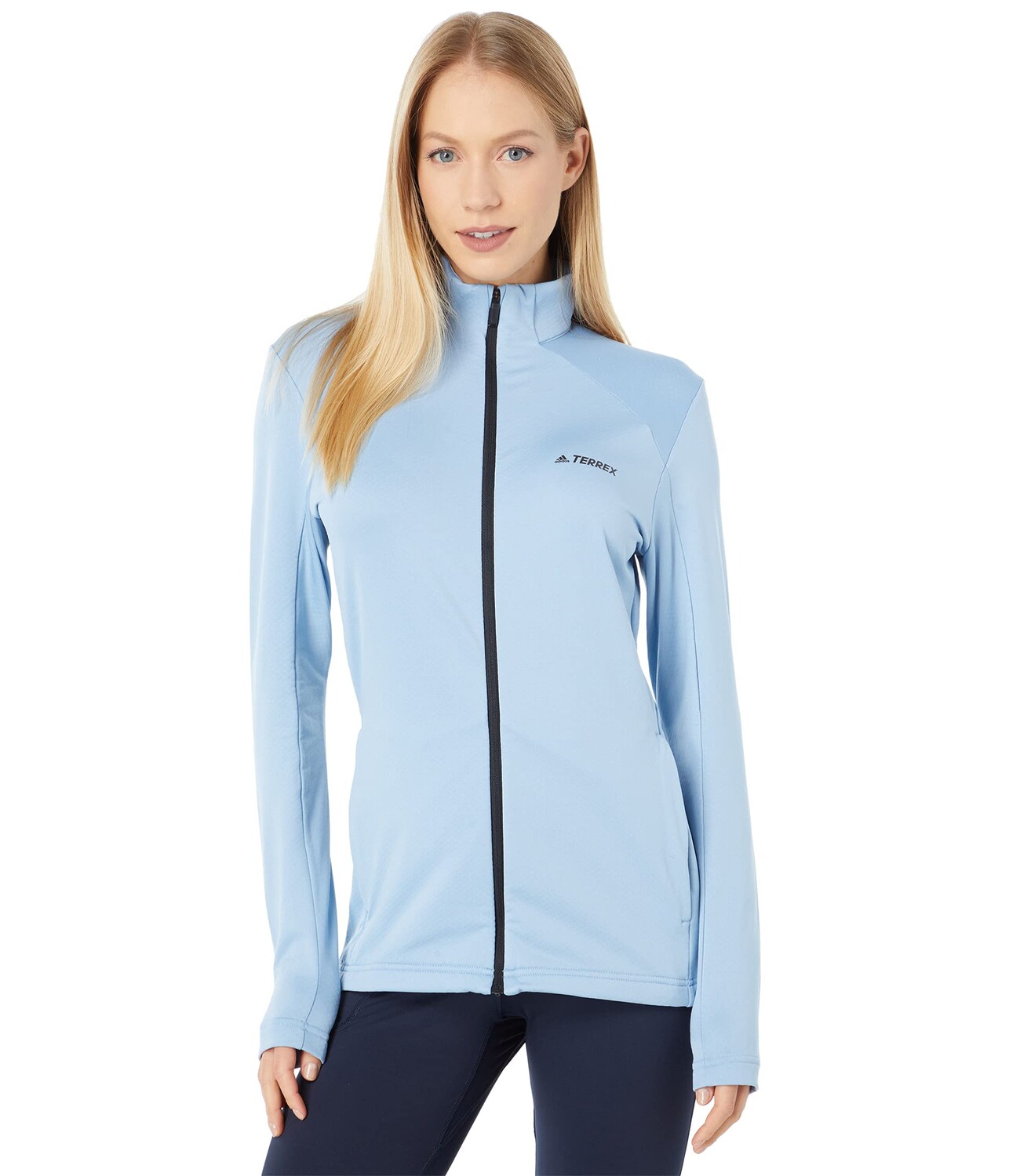 

Флисовый худи adidas Outdoor, Multi Full Zip Fleece, Синий