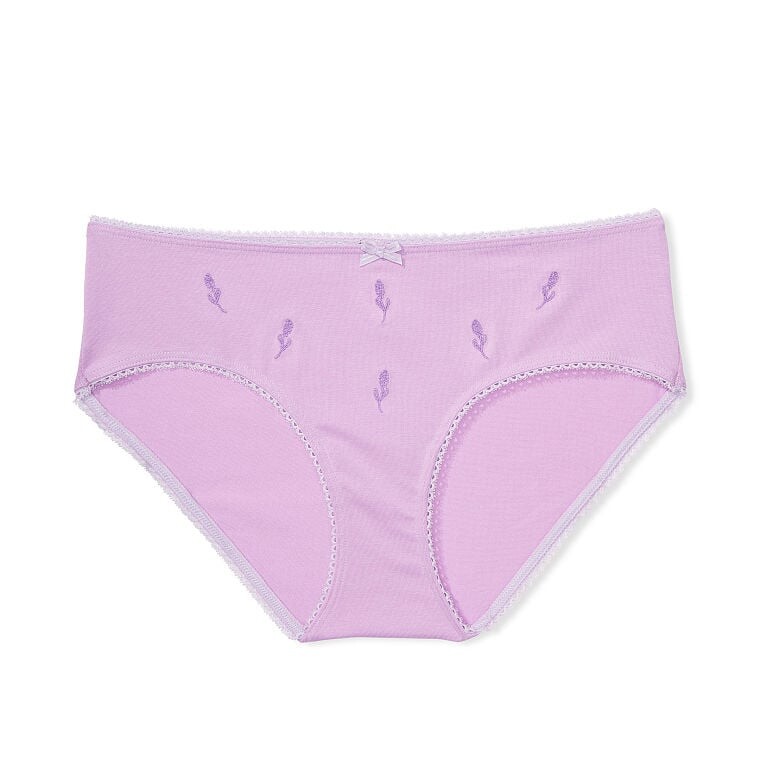 

Трусы Victoria's Stretch Cotton Embroidered Hiphugger, лиловый