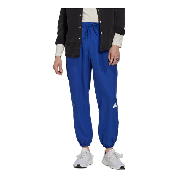Спортивные штаны Adidas New Wv Pants Solid Color Logo Printing Bundle Feet Sports Blue, Синий