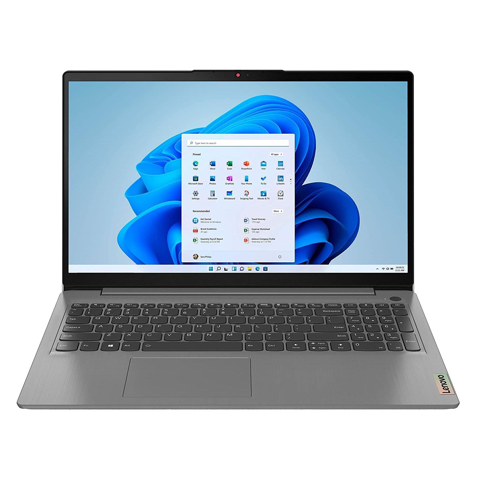 Ноутбук Lenovo IdeaPad 3 15.6'', 12 Гб/256 Гб, 82H801DQUS - фото