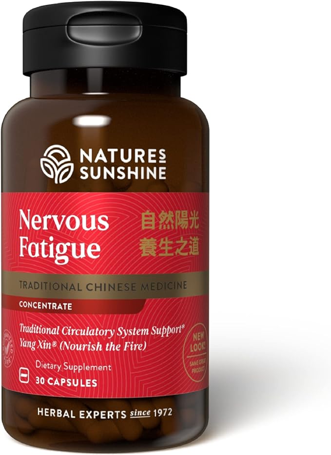Nature's Sunshine Концентрат TCM от нервной усталости, 30 капсул ян чень традиции и современность китайская миниатюра
